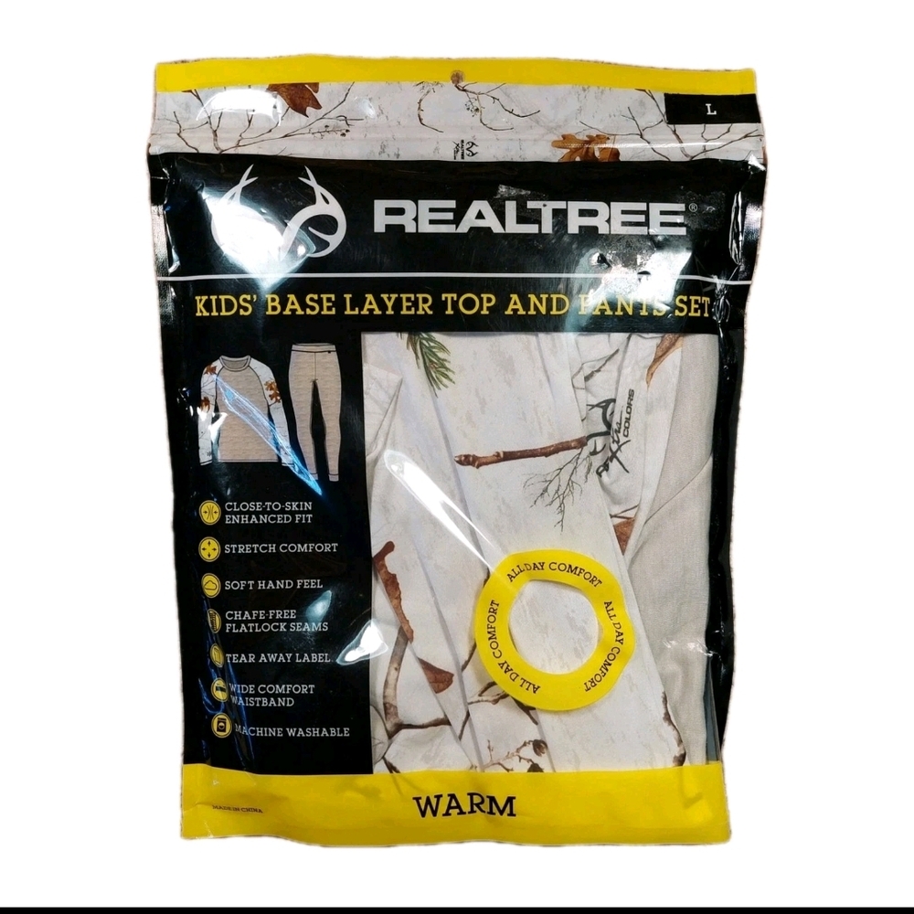 Realtree Kids' Base Layer Set, L